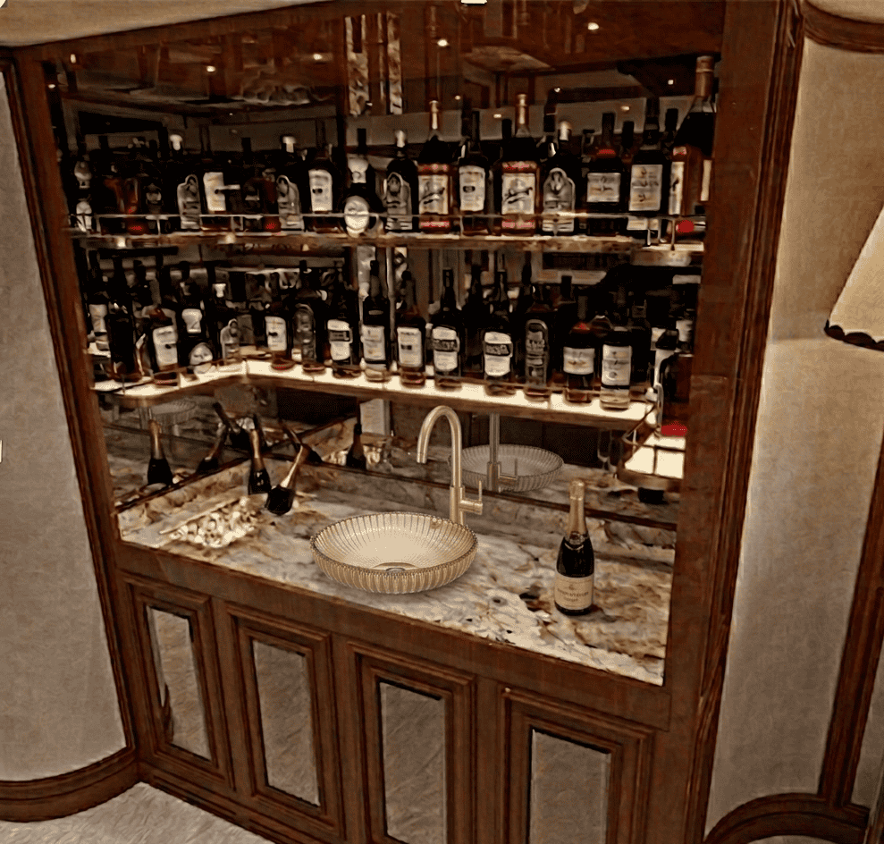 Isabell main saloon detail
