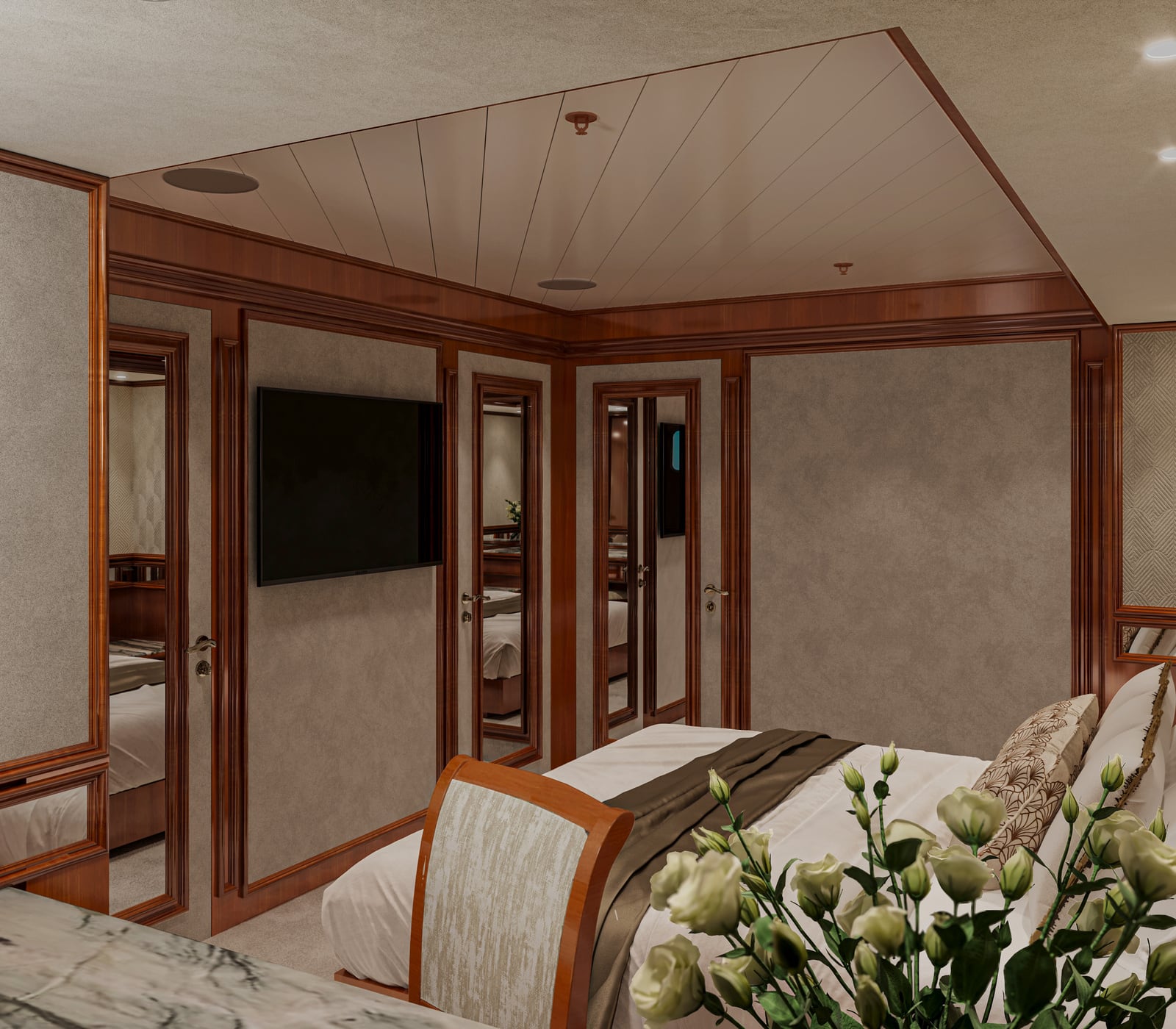 Isabell master suite detail