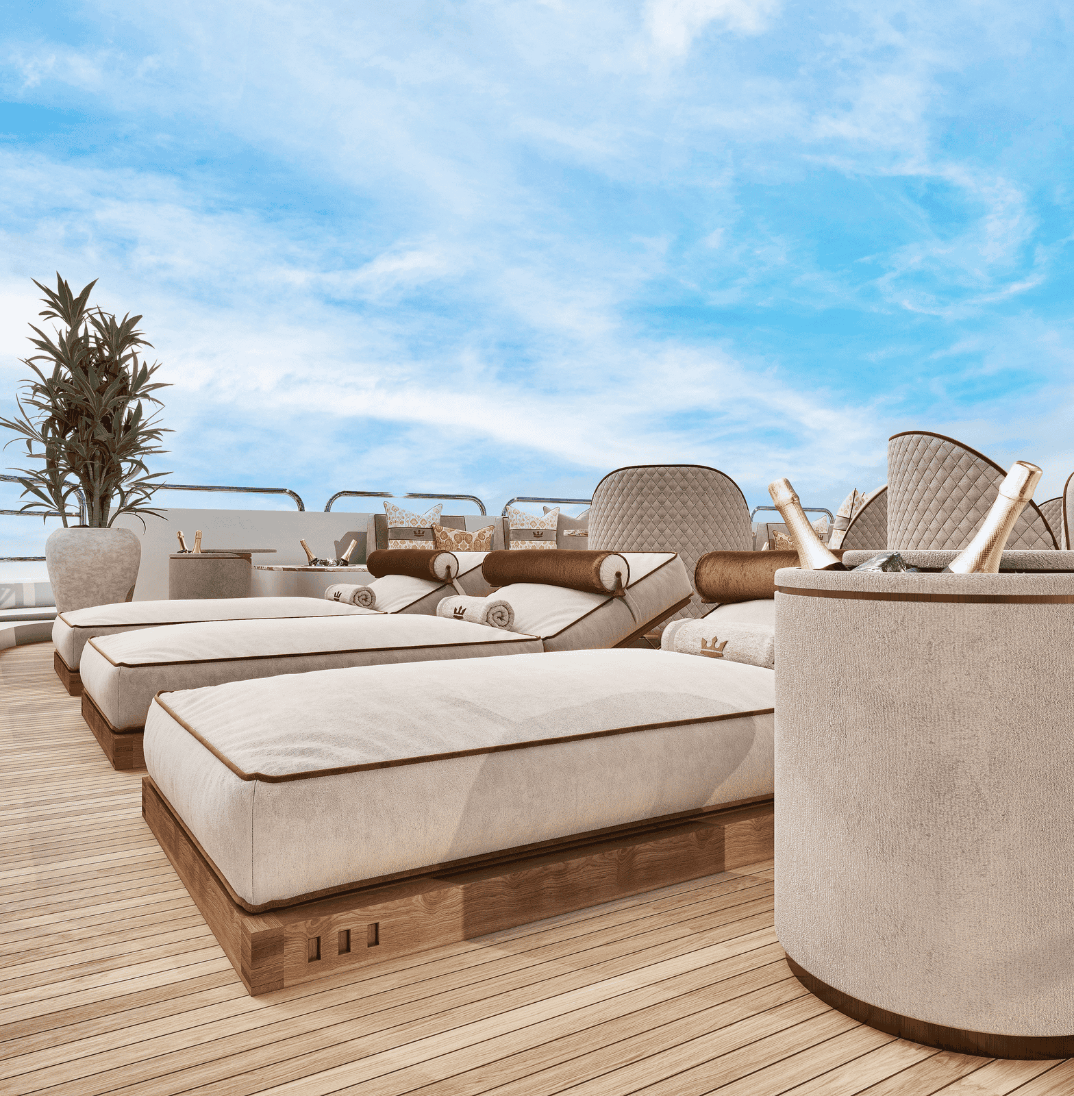 Isabell sun deck seating