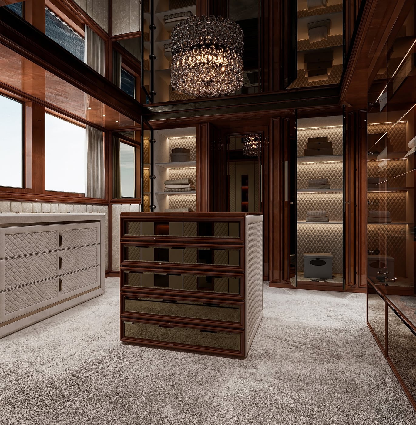Isabell walk-in wardrobe