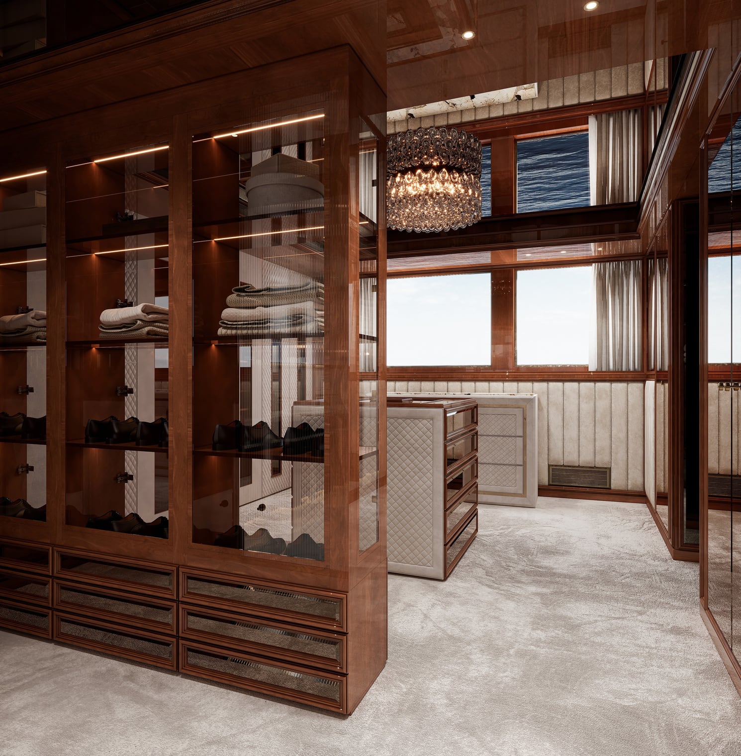 Isabell walk-in wardrobe