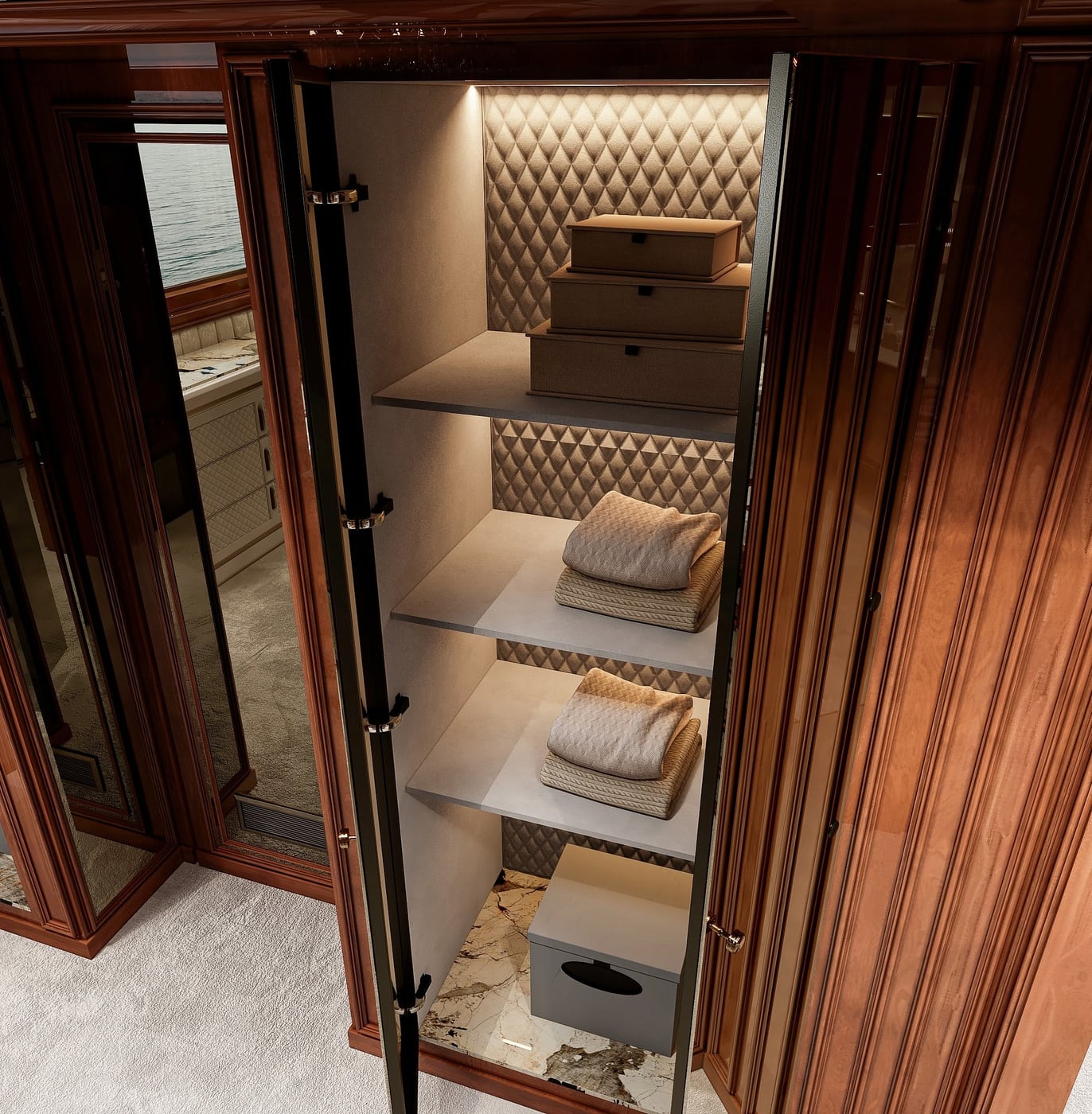 Isabell walk-in wardrobe