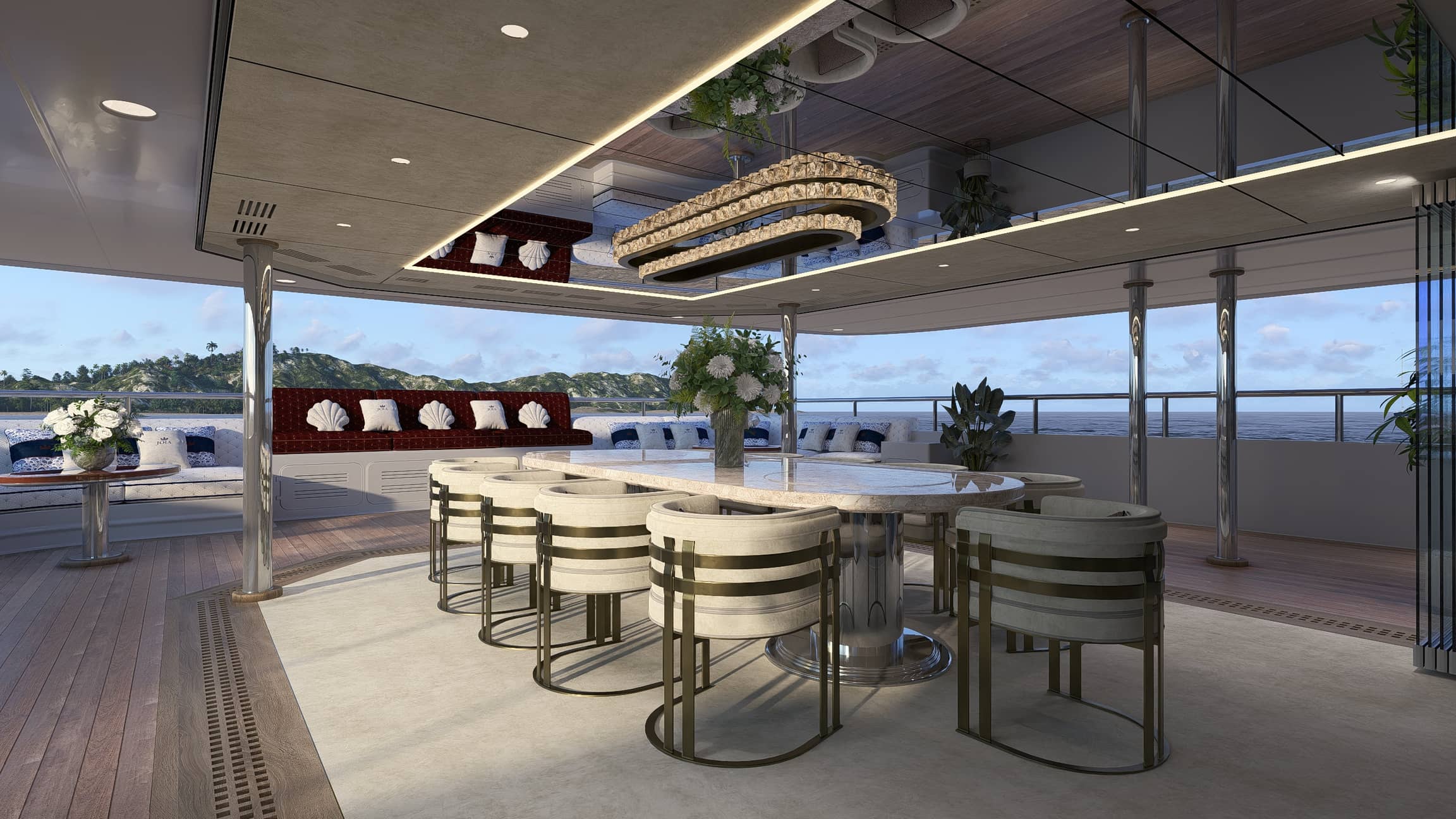 Joia all-weather dining terrace