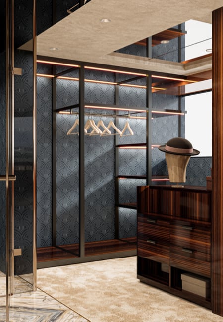 Joia walk-in wardrobe